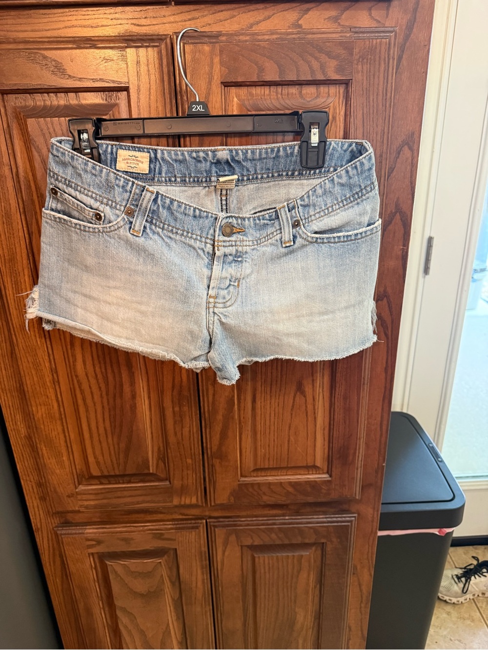American Eagle Outfitters Light Blue Denim Cutoff Shorts